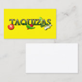 Taquizas Visitekaartje (Voorkant / Achterkant)