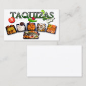 taquizas visitekaartje (Voorkant / Achterkant)