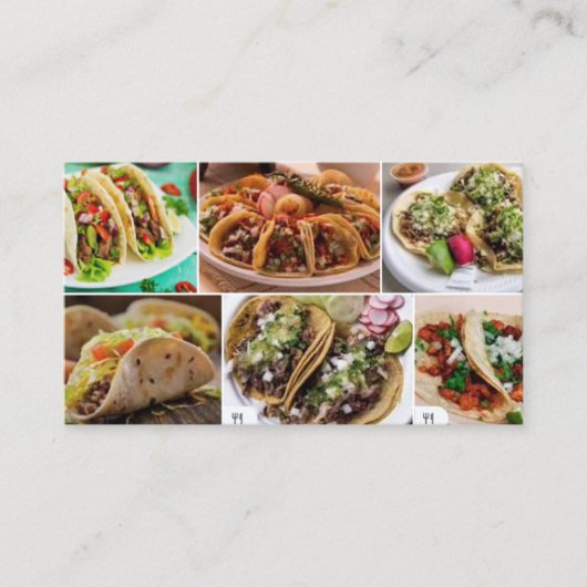 Taquizas Visitekaartje (Voorkant)