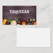 Taquizas Visitekaartje (Voorkant / Achterkant)