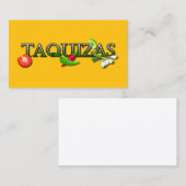 Taquizas Visitekaartje (Voorkant / Achterkant)