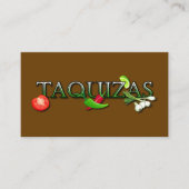 Taquizas Visitekaartje (Voorkant)