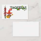 taquizas-visitekaartje visitekaartje (Voorkant / Achterkant)