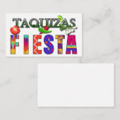 taquizas-visitekaartje visitekaartje (Voorkant / Achterkant)