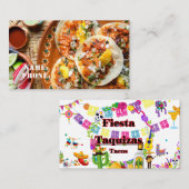Taquizas Visitekaartjes, Tacos Visitekaartjes (Voorkant / Achterkant)