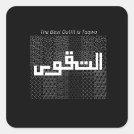 Taqwa Vierkante Sticker