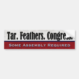 Tar Feathers Congres: Een andere assemblage vereis Bumpersticker