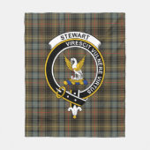 Tar van Clan Stewart Hunting Weathered (High Stewa Fleece Deken (Voorkant)