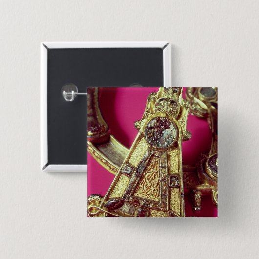 Tara Brooch Vierkante Button 5,1 Cm (Voorkant /achterkant)