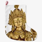 Tara Buddha Buddhist Goddess Yoga Tibet Vrede Grote Kerstsok (Voorkant)