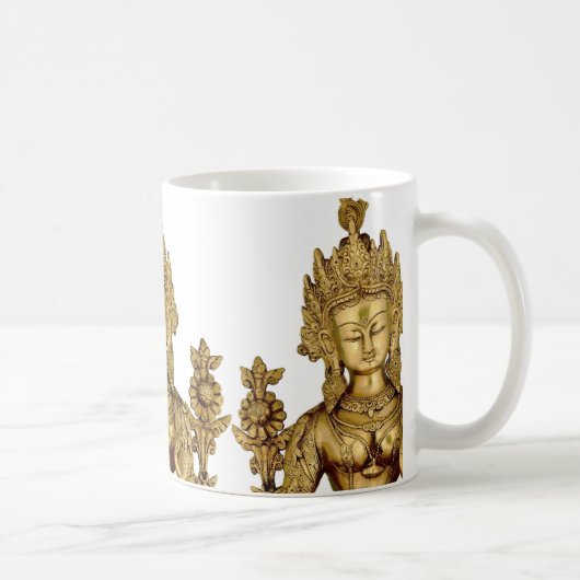 Tara Buddha Buddhist Goddess Yoga Tibet Vrede Koffiemok (Rechts)