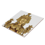 Tara Buddha Buddhist Goddess Yoga Tibet Vrede Tegeltje (Zijkant)