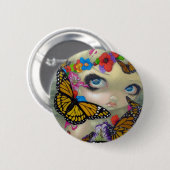 "Tara"-Button Ronde Button 5,7 Cm (Voorkant /achterkant)