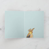 Tara de goudfinch-kaart kaart (Binnen)