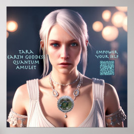 Tara Earth Goddess Quantum Amulet Poster