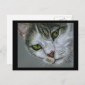 Tara - Kattenkunst Briefkaart (Voorkant / Achterkant)