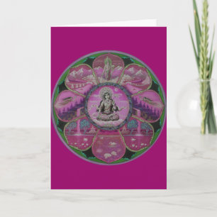 Tara Mandala van de godin wenskaart Kaart