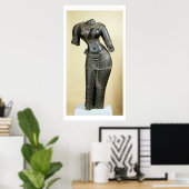 Tara, Nalanda, Bihar, Pala-dynastie (steen) Poster (Thuiskantoor)