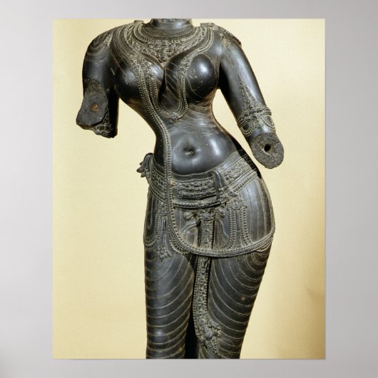 Tara, Nalanda, Bihar, Pala-dynastie (steen) Poster (Voorkant)