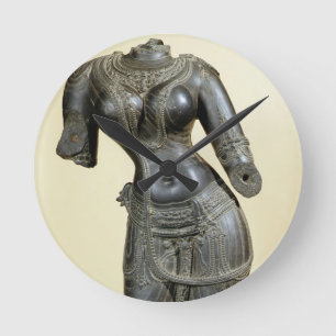 Tara, Nalanda, Bihar, Pala-dynastie (steen) Ronde Klok