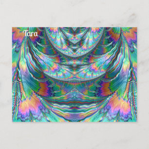 TARA ~ Oozing Pastels ~ 3D Fractal Design ~ Briefkaart