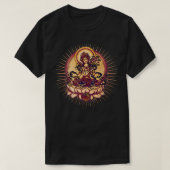 Tara, Tibet Buddhismus Lotus Meditation Yoga Om Sp T-shirt (Design voorkant)