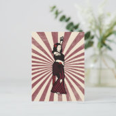 Tara Tribal Belly Dancer Briefkaart (Staand voorkant)