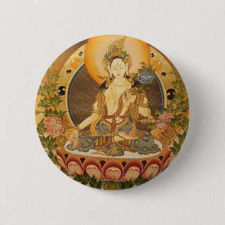 Tara (Vrouw Boeddha) Ronde Button 5,7 Cm