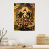 Tara Vrouw Buddha Bodhisattva Jetsun Dolma Poster (Keuken)