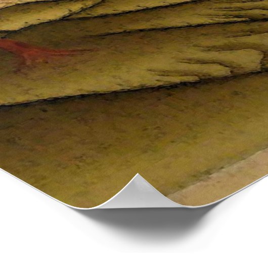 Tara Vrouw Buddha Bodhisattva Jetsun Dolma Poster (Hoek)