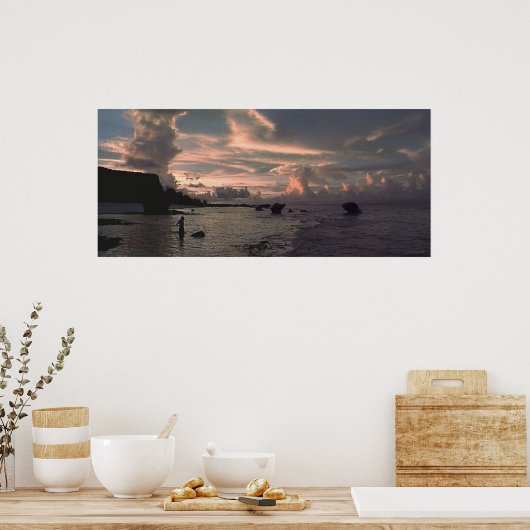 Tarague Sunset Poster (Keuken)