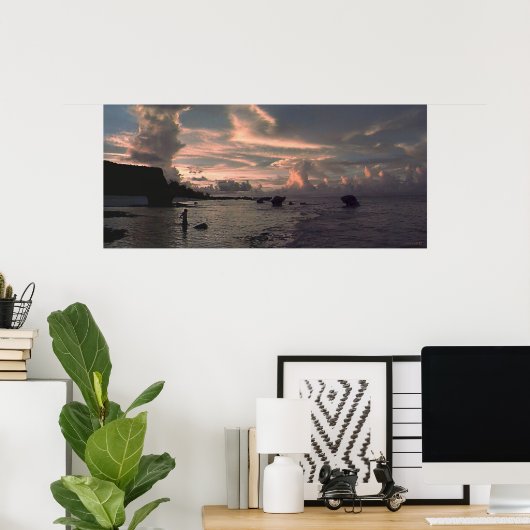 Tarague Sunset Poster (Thuiskantoor)