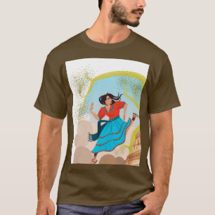 Tarahumara Inheemse Mexicaanse Design Graphic T-shirt