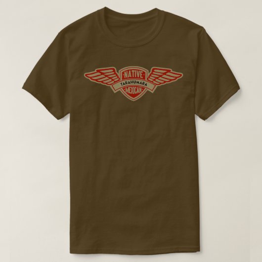 Tarahumara Tribe Native Mexican Indian Proud Retro T-shirt (Design voorkant)