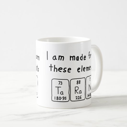 Taran Periodieke Naam mok (Voorkant rechts)