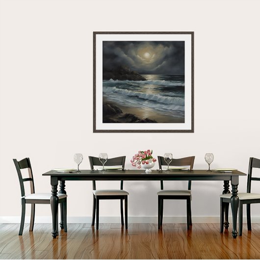 Taranaki Coast - Uitgerekte canvas Print