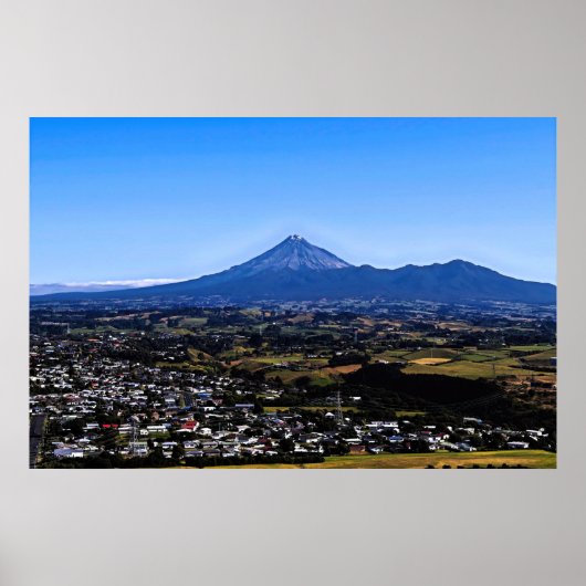 Taranaki en New Plymouth Poster (Voorkant)