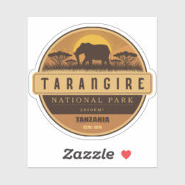 Tarangire National Park , Tanzania Sticker