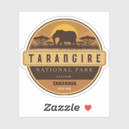 Tarangire National Park , Tanzania Sticker