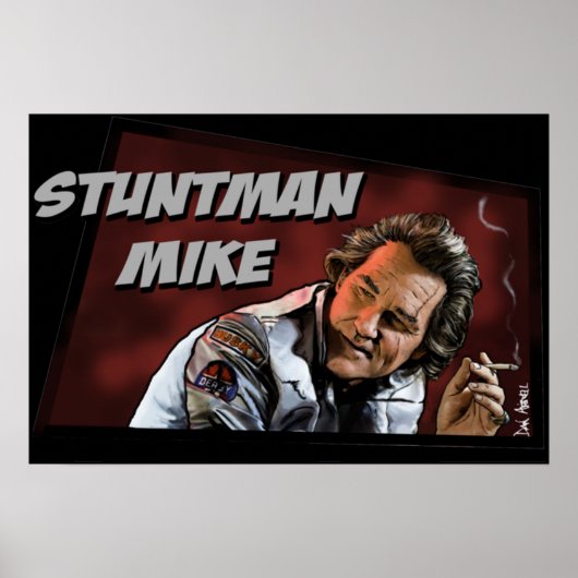 Tarantino Death Proof - Stuntman Mike Tri-blend Poster (Voorkant)