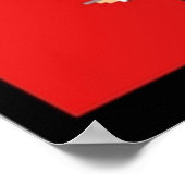 Tarantino portret van Tarantino Poster (Hoek)