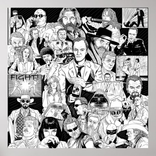 Tarantino Poster (Voorkant)