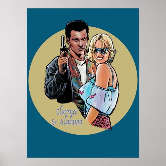 Tarantino True Romance Clarence Alabama Poster (Voorkant)