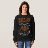Tarantula Anatomy Arachnid Insect Spider Whisperer Trui (Voorkant volledig)