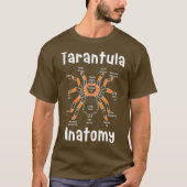 Tarantula Anatomy Funny Spider T-shirt (Voorkant)