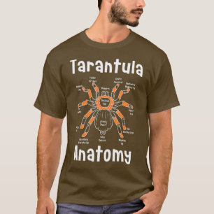 Tarantula Anatomy Funny Spider T-shirt