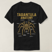 Tarantula Anatomy Spider Arthropod Arachnid Arach T-shirt (Design voorkant)