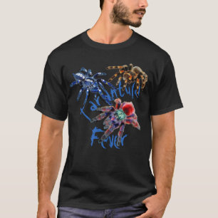Tarantula blauw/rood/sinaasappel/zwarte tarantula  t-shirt