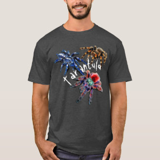Tarantula blue/red/oranje/zwarte tarantula spin T T-shirt