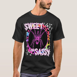 Tarantula Bug 90 Nostalgia Rainbow Leopard Print T-shirt